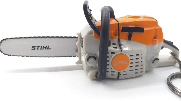 STIHL Chainsaw Keyring with Realistic Battery Operated Sound Novelty