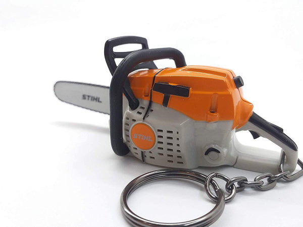 STIHL Chainsaw Keyring with Realistic Battery Operated Sound Novelty